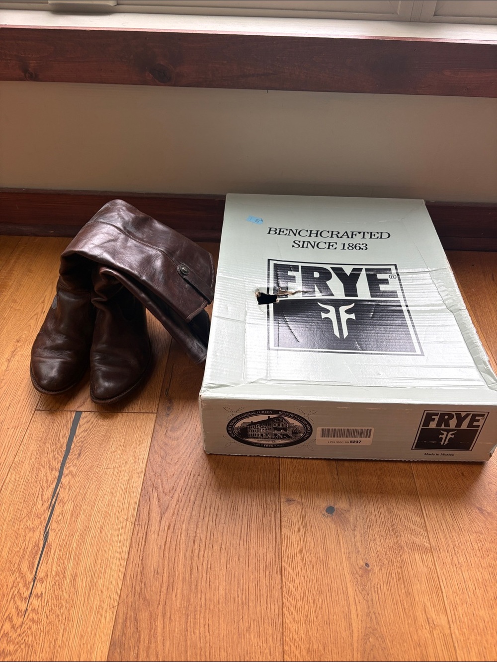 Frye Jackie Button Boots Dark Brown